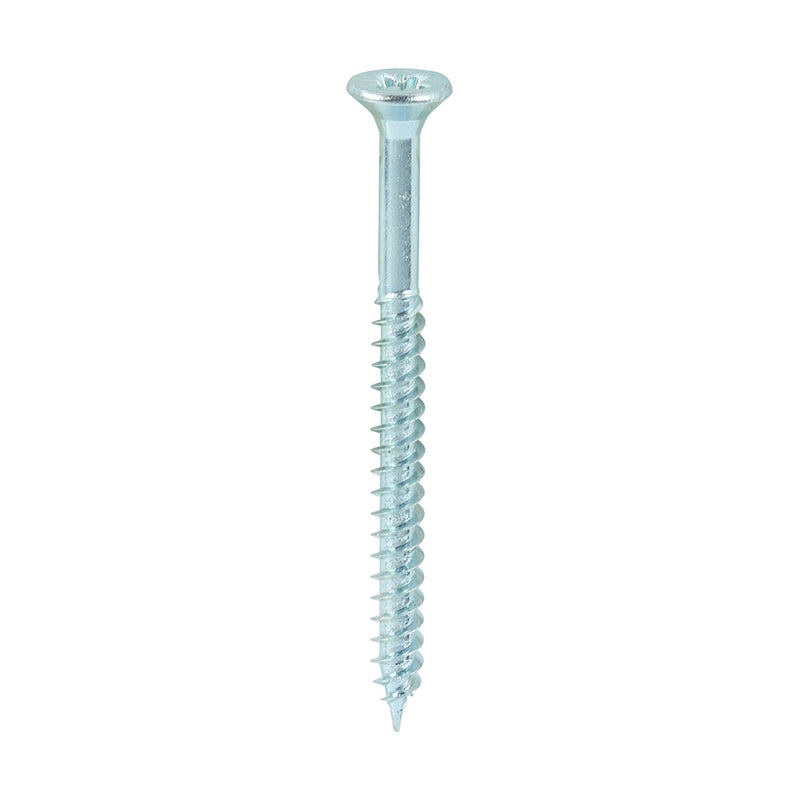 TIMco Twin-Threaded Countersunk Silver Woodscrews - 6 x 1 3/4 - 200 Pieces