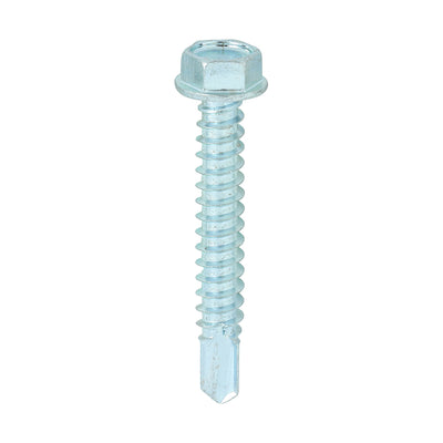 TIMco Self-Drilling Light Section Silver Screws - 12 x 1 1/2 - 500 Pieces