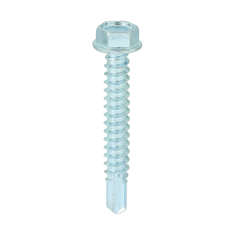 TIMco Self-Drilling Light Section Silver Screws - 12 x 1 1/2 - 500 Pieces