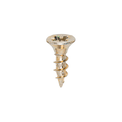 TIMco Solo Countersunk Gold Woodscrews - 3.5 x 12 - 200 Pieces