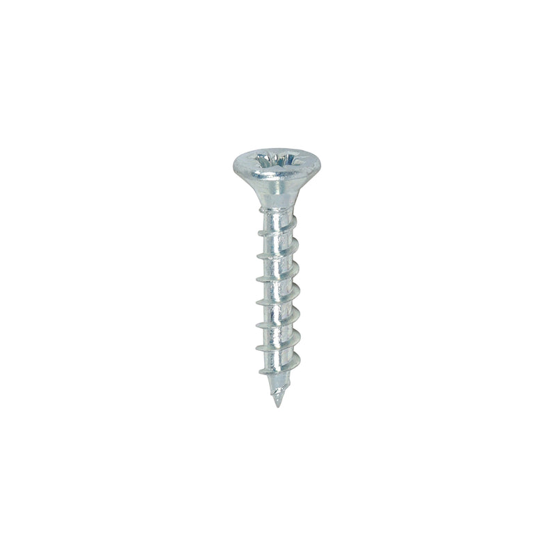 Solo Countersunk Silver Woodscrews - 3.5 x 20  TIMco 35020SOLOZ