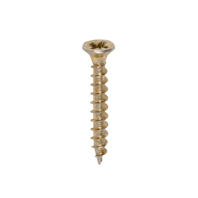 TIMco Solo Countersunk Gold Woodscrews - 3.5 x 25 - 200 Pieces