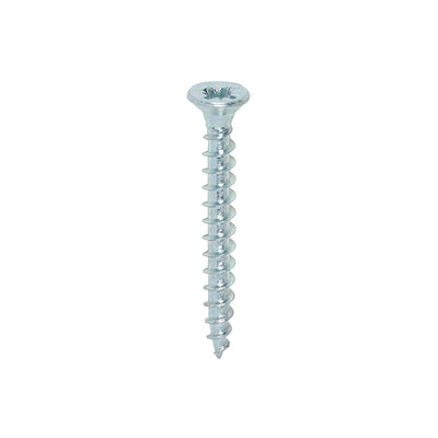 TIMco Solo Countersunk Silver Woodscrews - 3.5 x 30 - 200 Pieces
