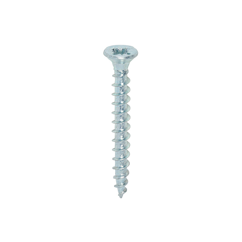 TIMco Solo Countersunk Silver Woodscrews - 3.5 x 30 - 200 Pieces