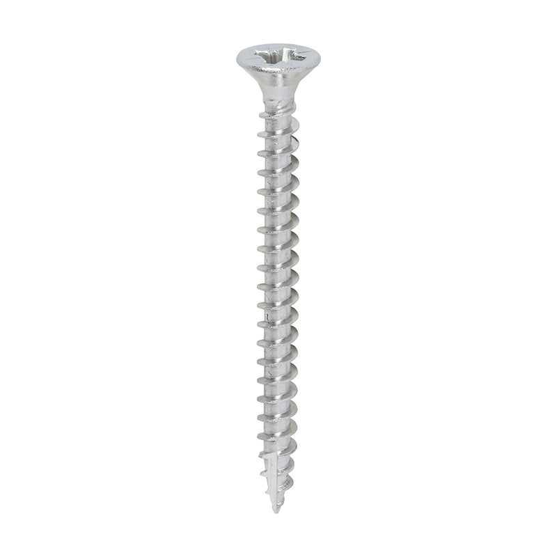 TIMco Classic Multi-Purpose Countersunk A2 Stainless Steel Woodcrews - 3.5 x 40 - 200 Pieces