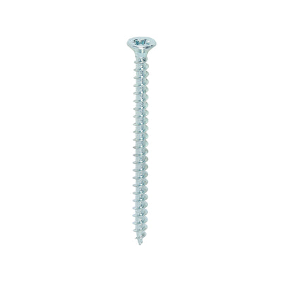 TIMco Solo Countersunk Silver Woodscrews - 3.5 x 50 - 200 Pieces