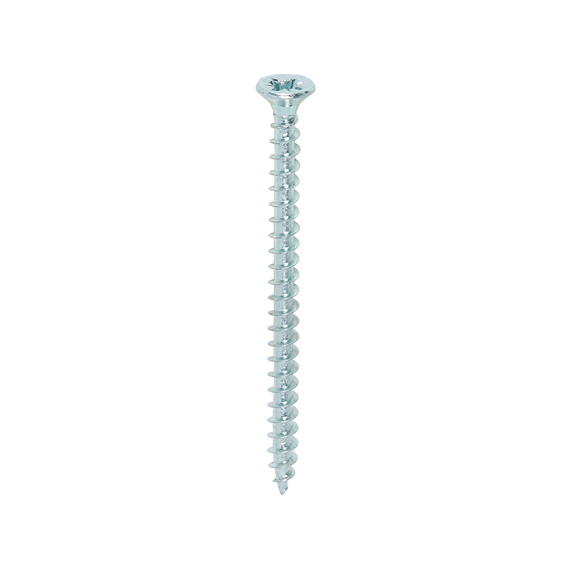 TIMco Solo Countersunk Silver Woodscrews - 3.5 x 50 - 200 Pieces