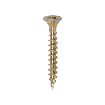 TIMco C2 Strong-Fix Multi-Purpose Premium Countersunk Gold Woodscrews - 4.0 x 30 - 1500 Pieces