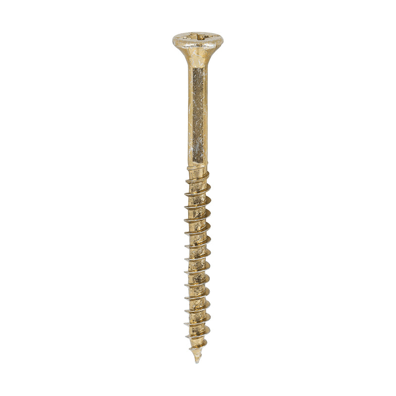 TIMco Velocity Premium Multi-Use Countersunk Gold Woodscrews - 4.0 x 50 - 800 Pieces