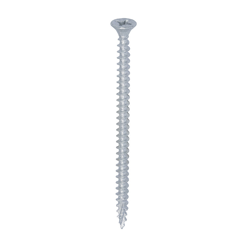 TIMco C2 Exterior Multi-Purpose Premium Countersunk Silver Woodscrews - 4.0 x 70 - 170 Pieces