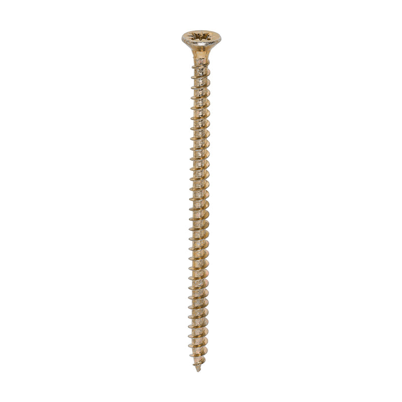 TIMco Solo Countersunk Gold Woodscrews - 4.0 x 70 - 200 Pieces