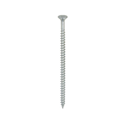 TIMco Solo Countersunk Silver Woodscrews - 4.0 x 80 - 200 Pieces