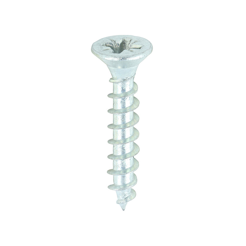 TIMco Solo Countersunk Silver Woodscrews - 4.5 x 25 - 200 Pieces