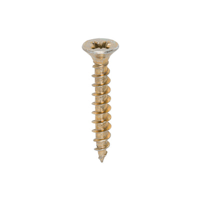 TIMco Solo Countersunk Gold Woodscrews - 4.5 x 30 - 200 Pieces