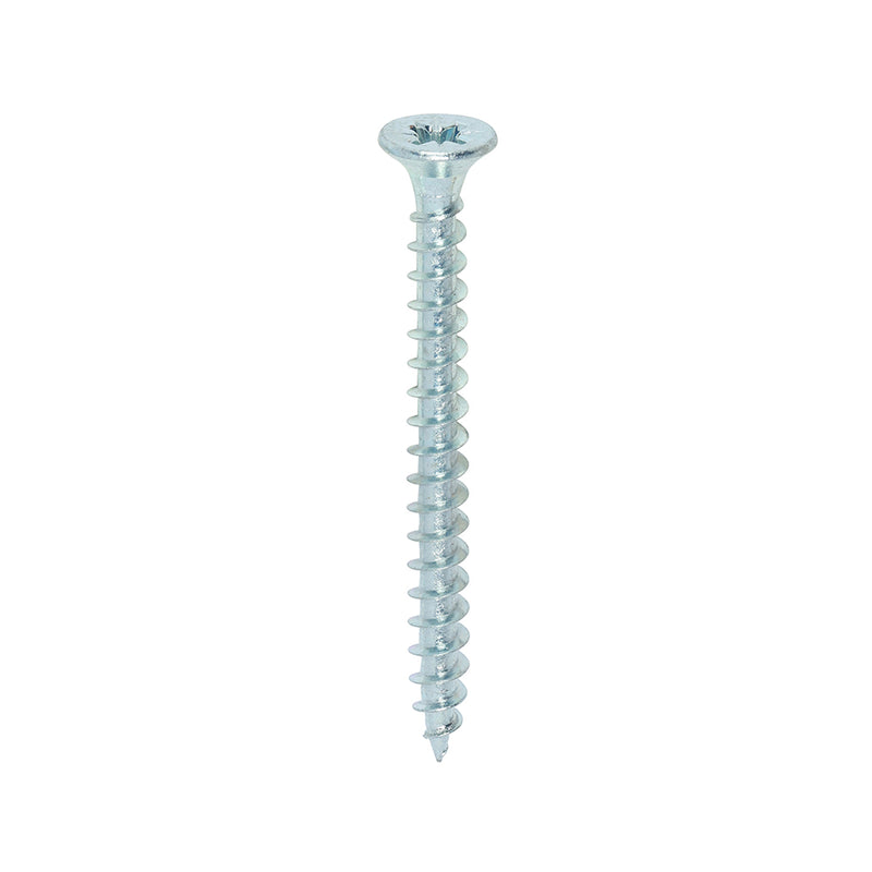 TIMco Solo Countersunk Silver Woodscrews - 4.5 x 50 - 200 Pieces
