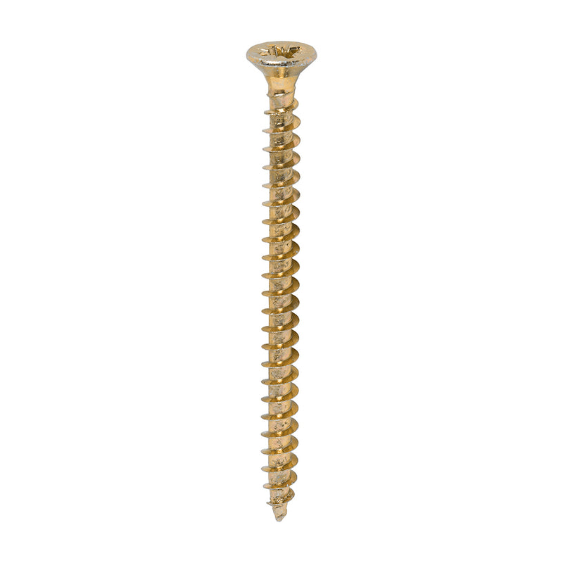 TIMco Solo Countersunk Gold Woodscrews - 4.5 x 60 - 200 Pieces