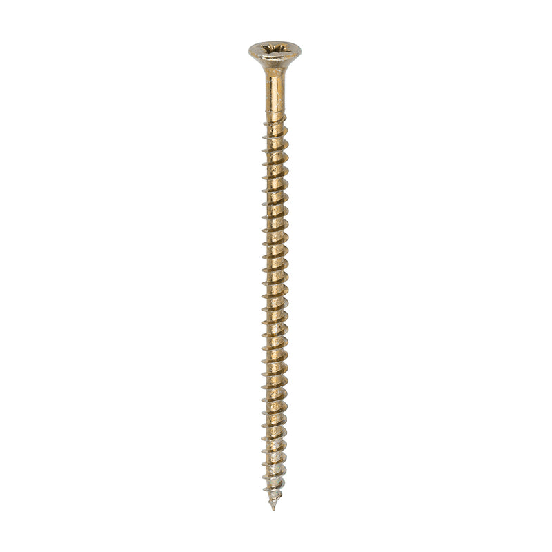 TIMco Solo Countersunk Gold Woodscrews - 4.5 x 80 - 200 Pieces