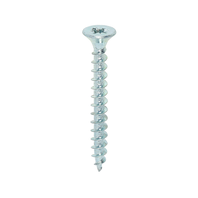 TIMco Solo Countersunk Silver Woodscrews - 5.0 x 45 - 200 Pieces