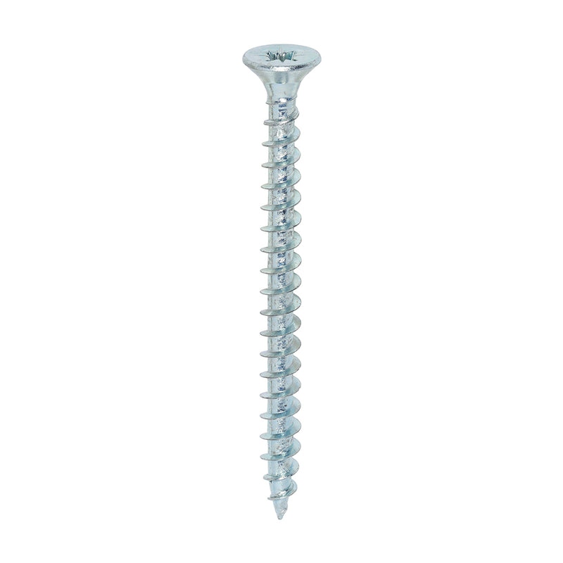 TIMco Solo Countersunk Silver Woodscrews - 5.0 x 60 - 200 Pieces