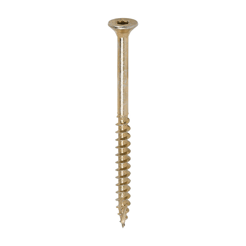 TIMco C2 Strong-Fix Multi-Purpose Premium Countersunk Gold Woodscrews - 5.0 x 70 - 1000 Pieces