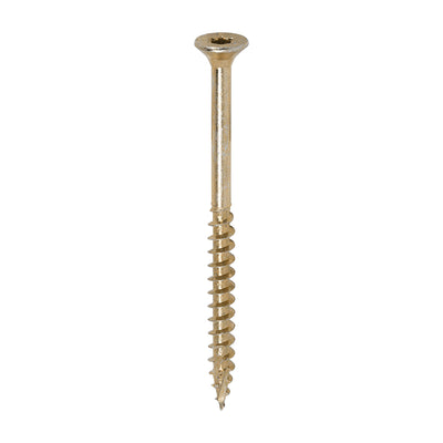 TIMco C2 Strong-Fix Multi-Purpose Premium Countersunk Gold Woodscrews - 5.0 x 70 - 375 Pieces