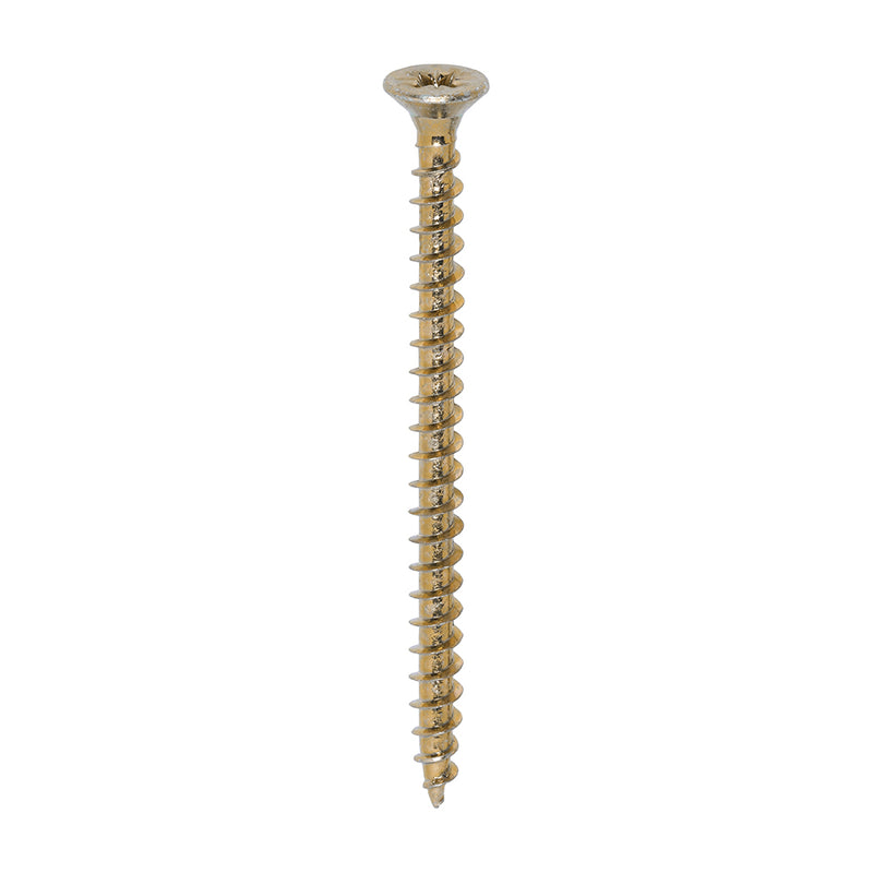 TIMco Solo Countersunk Gold Woodscrews - 5.0 x 70 - 1000 Pieces