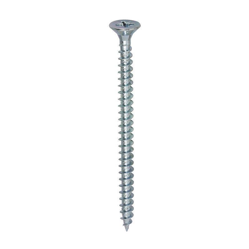 TIMco Solo Countersunk Silver Woodscrews - 5.0 x 70 - 200 Pieces