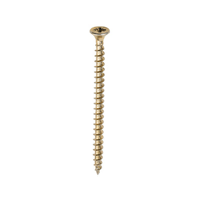 TIMco Solo Countersunk Gold Woodscrews - 5.0 x 75 - 200 Pieces
