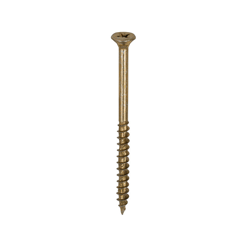 TIMco Velocity Premium Multi-Use Countersunk Gold Woodscrews - 5.0 x 75 - 200 Pieces