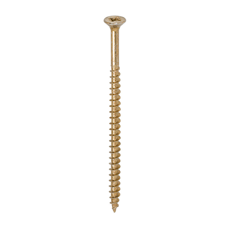TIMco Solo Countersunk Gold Woodscrews - 5.0 x 90 - 100 Pieces