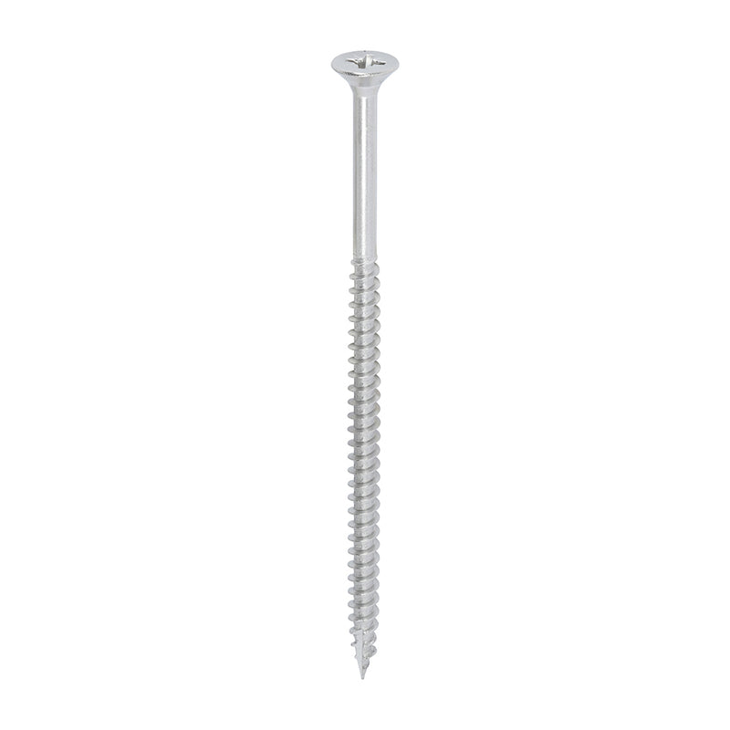 TIMco Classic Multi-Purpose Countersunk A2 Stainless Steel Woodcrews - 5.0 x 100 - 100 Pieces