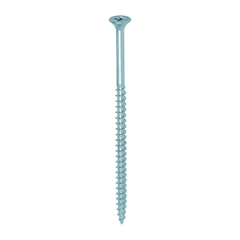 TIMco Solo Countersunk Silver Woodscrews - 5.0 x 100 - 100 Pieces
