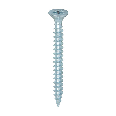 TIMco Solo Countersunk Silver Woodscrews - 6.0 x 60 - 200 Pieces