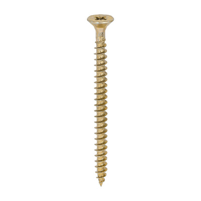TIMco Solo Countersunk Gold Woodscrews - 6.0 x 80 - 200 Pieces