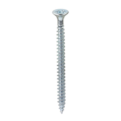 TIMco Solo Countersunk Silver Woodscrews - 6.0 x 80 - 200 Pieces