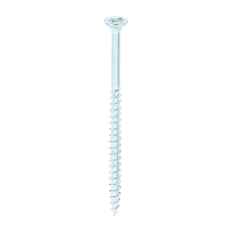 TIMco Solo Countersunk Silver Woodscrews - 6.0 x 100 - 100 Pieces