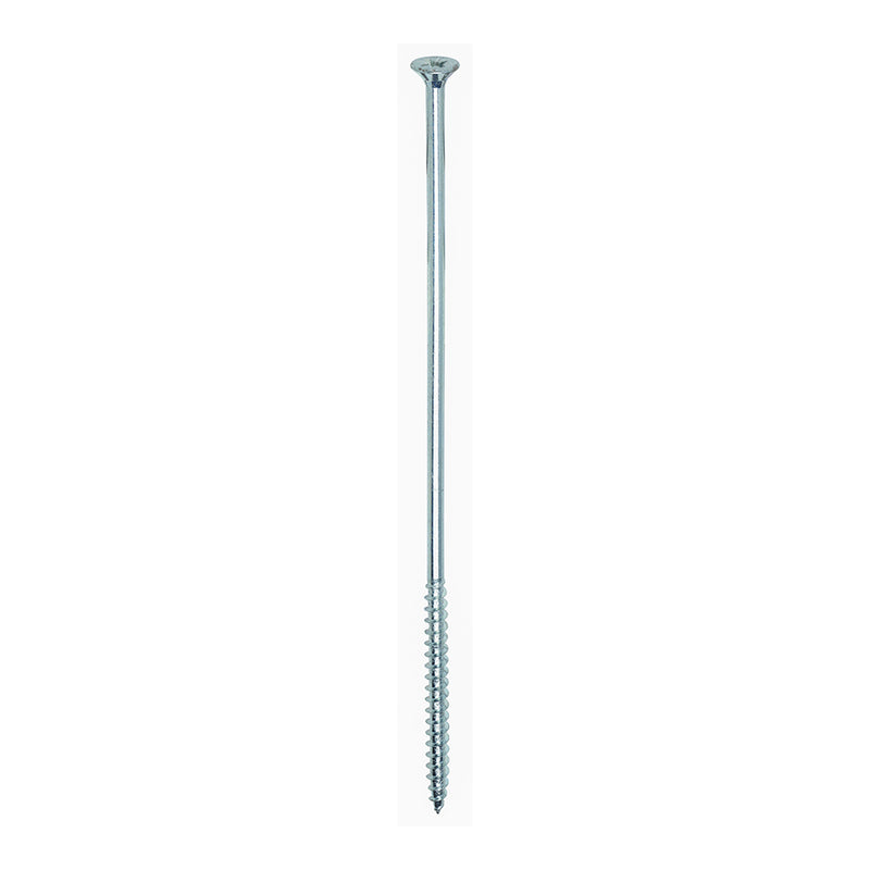 TIMco Solo Countersunk Silver Woodscrews - 6.0 x 200 - 100 Pieces