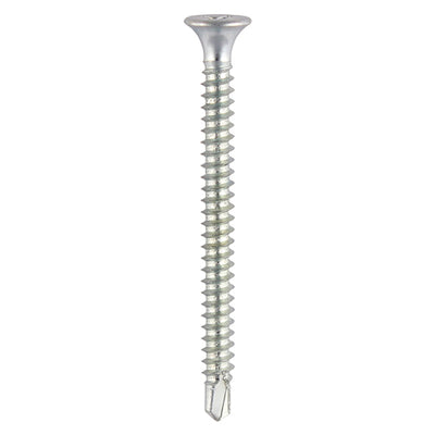 TIMco Cill Screws Bugle PH Self-Tapping Thread Self-Drilling Point Zinc - 4.2 x 55 - 500 Pieces