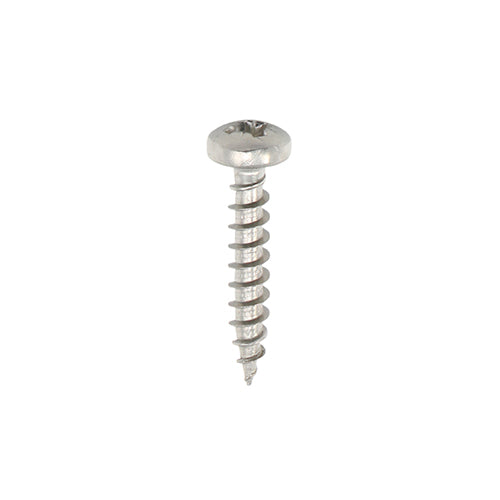 TIMco Classic Multi-Purpose Pan Head A2 Stainless Steel Woodcrews - 3.5 x 16 - 200 Pieces
