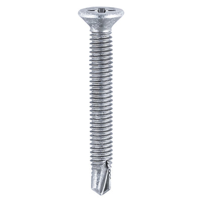 TIMco Window Fabrication Screws Countersunk PH Metric Thread Self-Drilling Point Zinc - M4 x 25 - 1000 Pieces