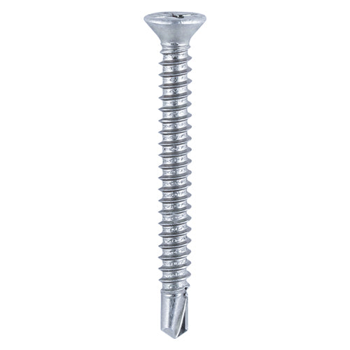 TIMco Window Fabrication Screws Countersunk with Ribs PH Self-Tapping Self-Drilling Point Zinc - 3.9 x 19 - 1000 Pieces