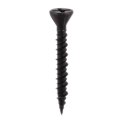 TIMco Drywall Reduced Countersunk Black Dense Board Screws - 3.9 x 45 - 1000 Pieces