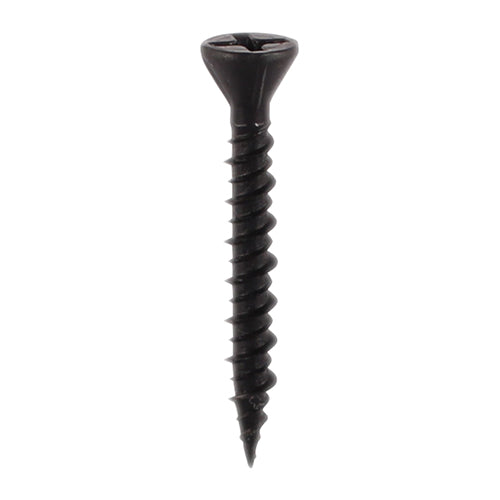 TIMco Drywall Reduced Countersunk Black Dense Board Screws - 3.9 x 45 - 1000 Pieces
