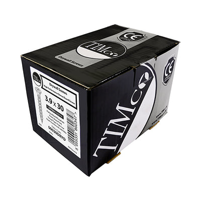 TIMco Drywall Reduced Countersunk Black Dense Board Screws - 3.9 x 45 - 1000 Pieces