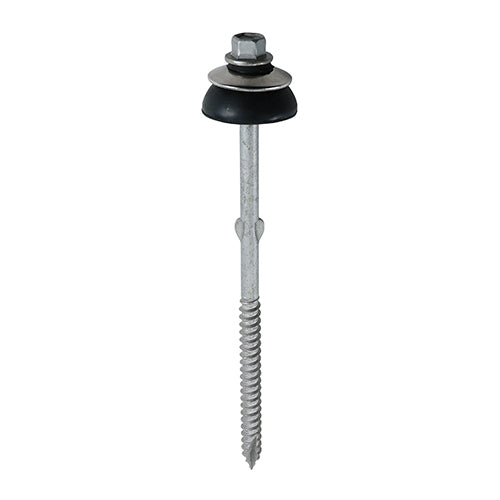 TIMco Self-Drilling Fiber Cement Board Exterior Silver Screw with BAZ Washer - Timber  - 6.3 x 130 - 50 Pieces