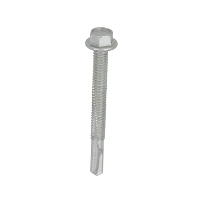 TIMco Self-Drilling Heavy Section Screws Exterior Silver - 5.5 x 55 - 100 Pieces