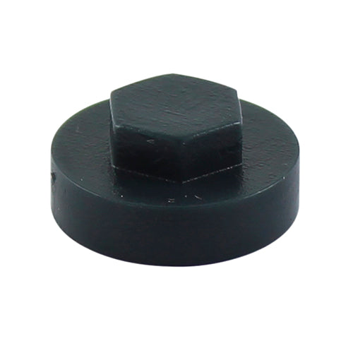 TIMco Hex Head Cover Caps Anthracite - 16mm - 1000 Pieces