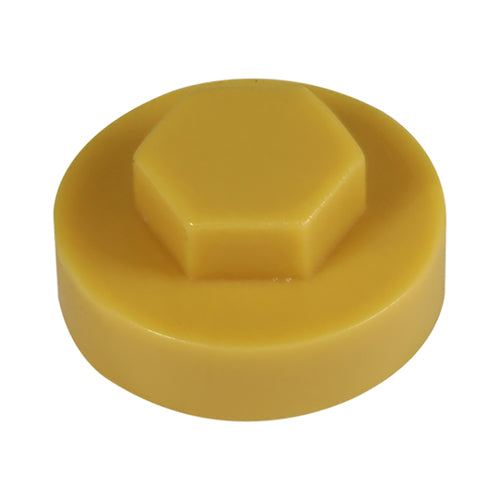 TIMco Hex Head Cover Caps Bamboo - 16mm - 1000 Pieces