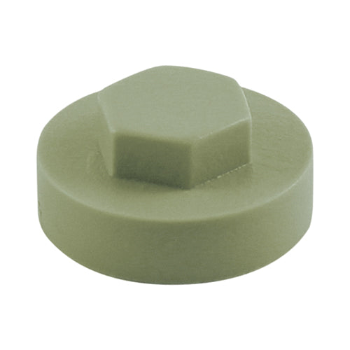 TIMco Hex Head Cover Caps Meadowland - 16mm - 1000 Pieces