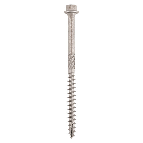 TIMco Timber Screws Hex Flange Head A4 Stainless Steel - 6.7 x 100 - 25 Pieces